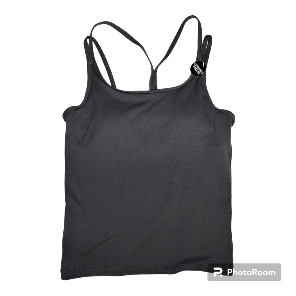 Victoria Secret Pink Camisole With Built In Bra and Pads Women’s Size Small Gray